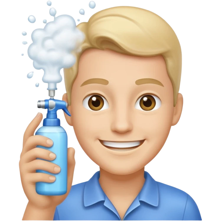 Spray foamer - smiley emoji