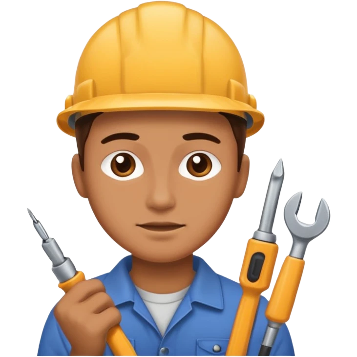 person Repairing a tool emoji