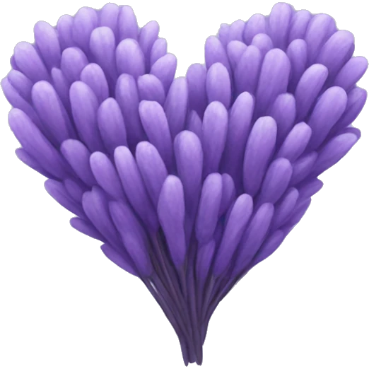 lavender heart emoji