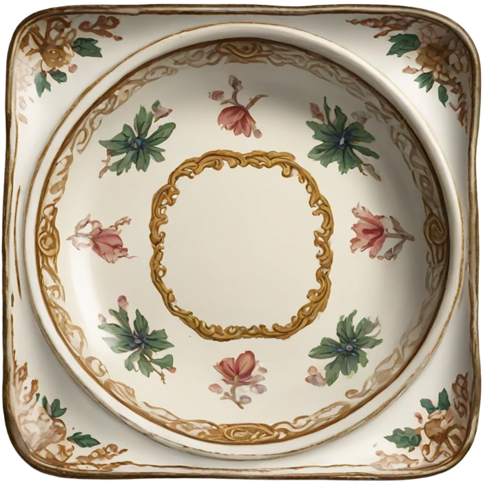 antique patterned dish emoji