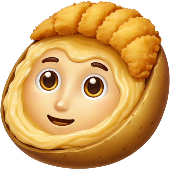 breaded potato puree very tasty mmmm emoji