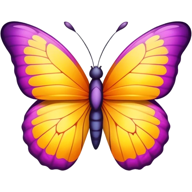 Suicide awareness butterfly emoji
