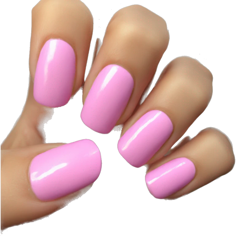 Pink nails emoji