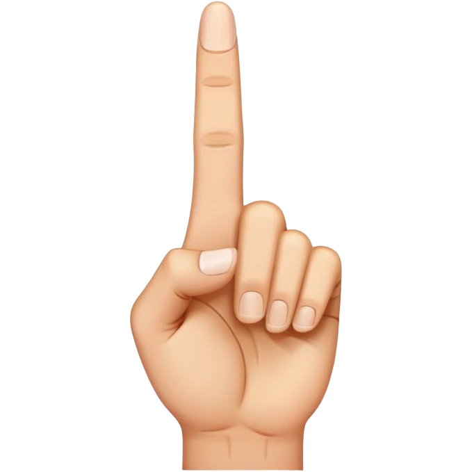 Mad middle finger emoji