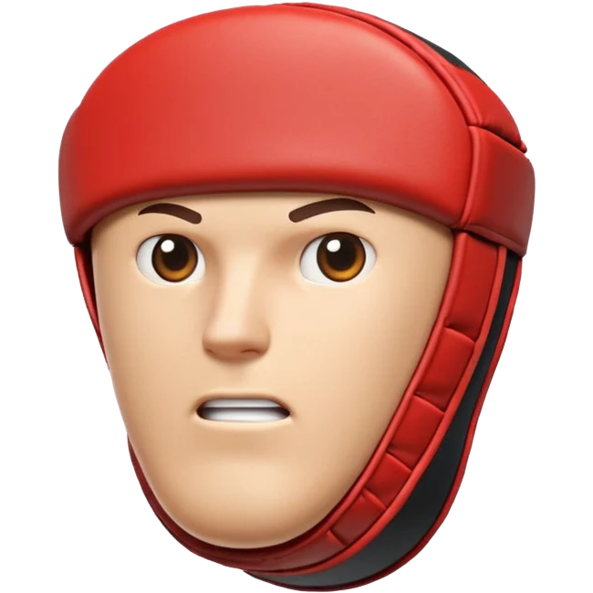 MMA focus mitt object icon, training mitt pad, leather texture, 3D cartoon, mobile game icon style, centered, clean background, no text, no watermark
 emoji