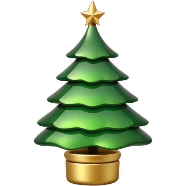 small christmas tree decoration emoji