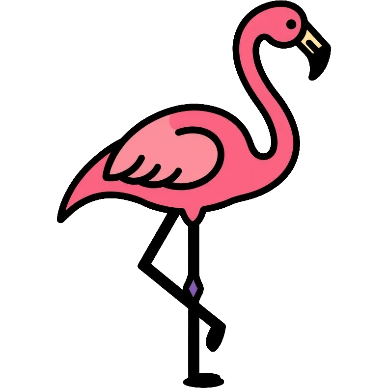 flamingo emoji