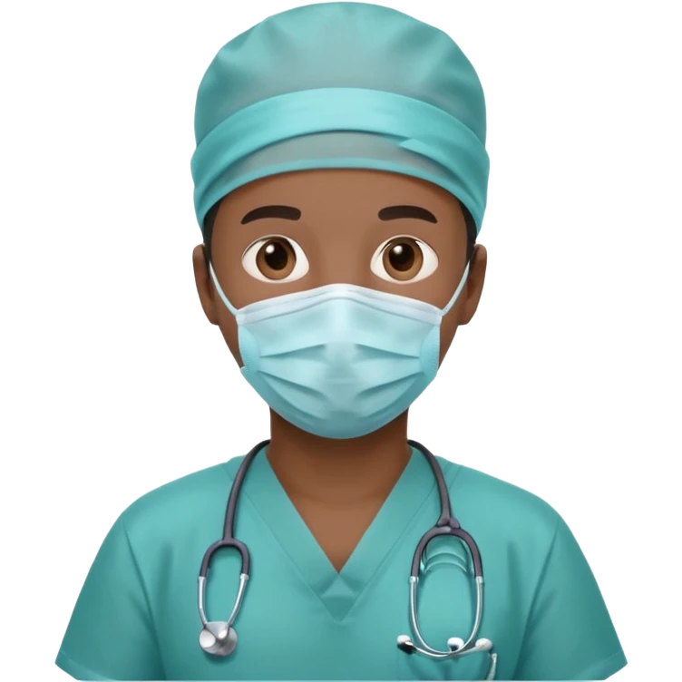 black surgeon emoji