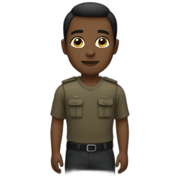 GEN is black in color emoji