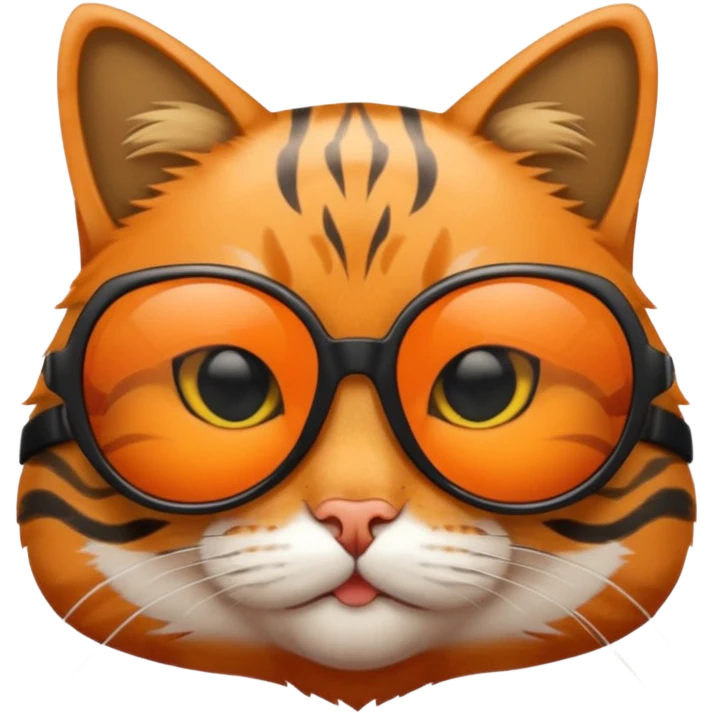 Cat wearing sunglasses emoji