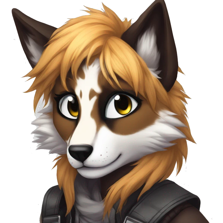 Edgy anthro furry by Falvie, LiLaiRa, AngieWolf emoji