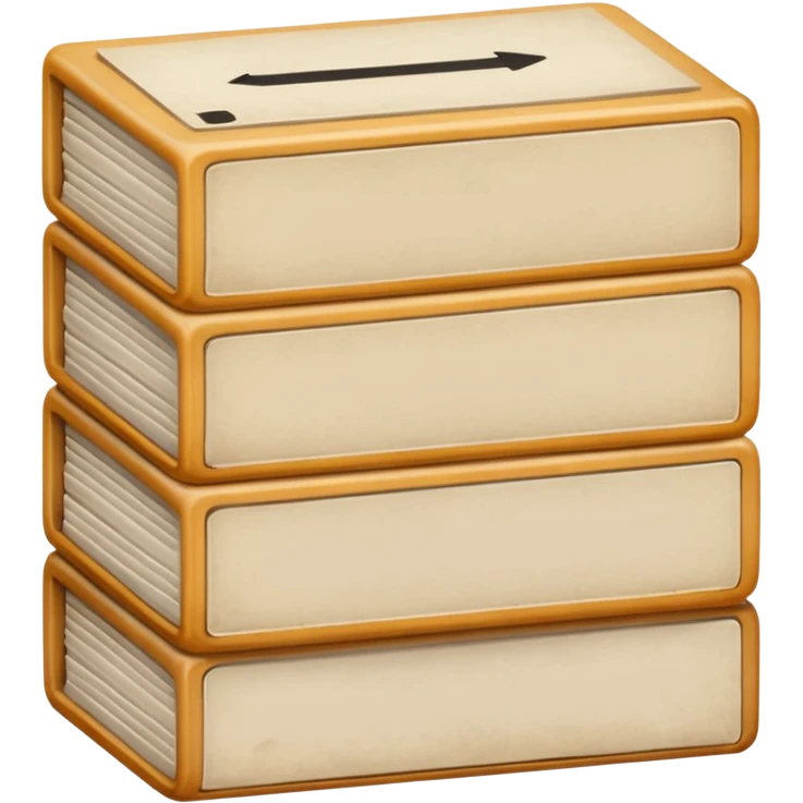 stack of stamped letters emoji