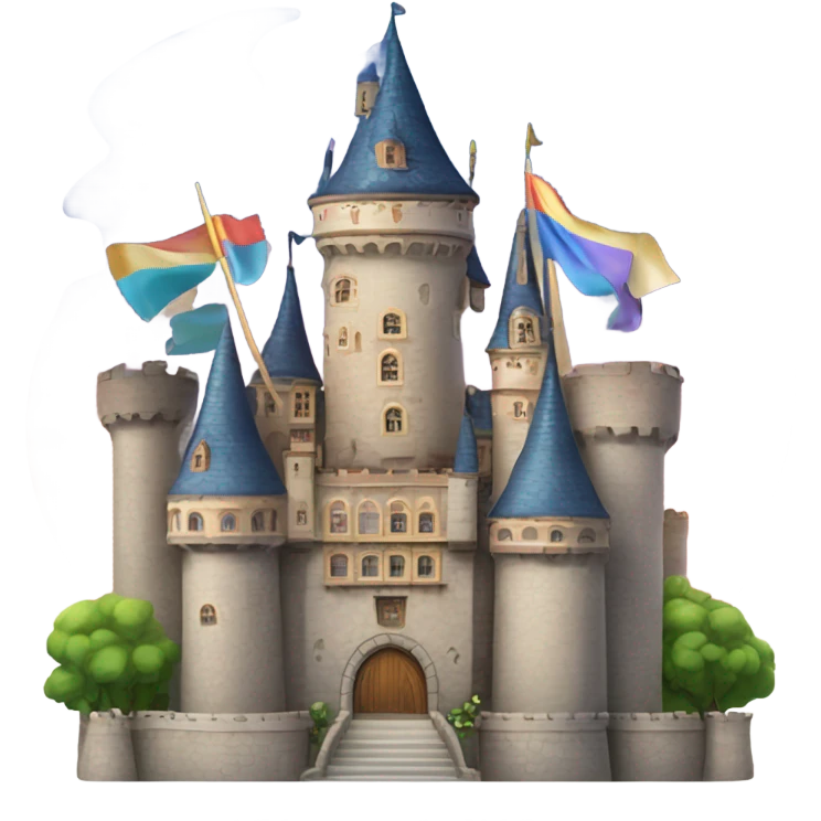 Disney castle emoji