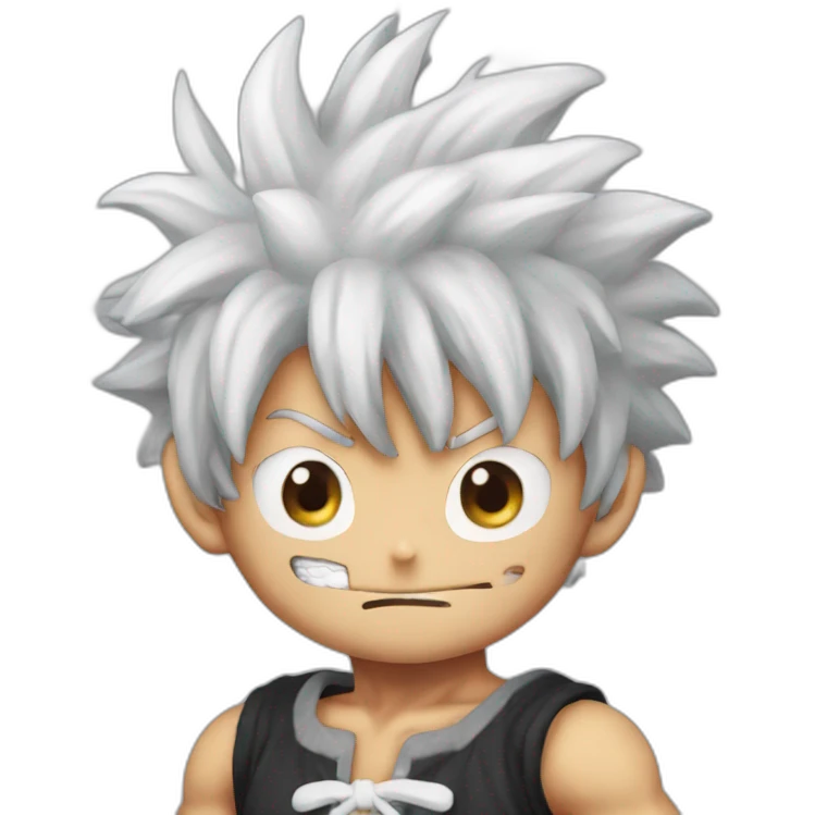 Luffy gear five emoji