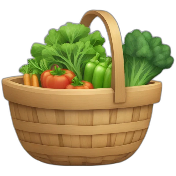vegetables basket emoji