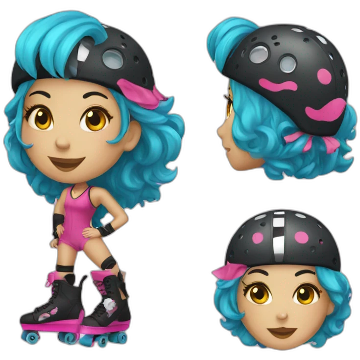 roller derby emoji