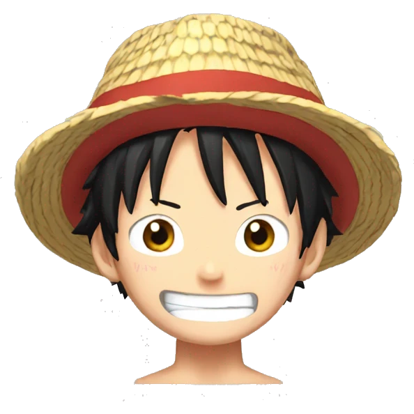 Luffy cri emoji