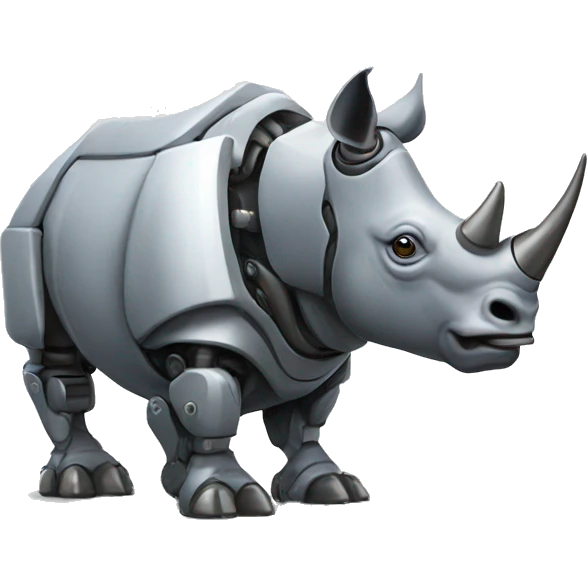 Robot Rhino emoji