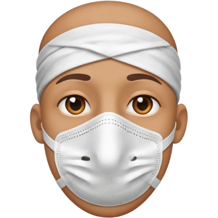 a big nose with a bandage on it (no face)
 emoji