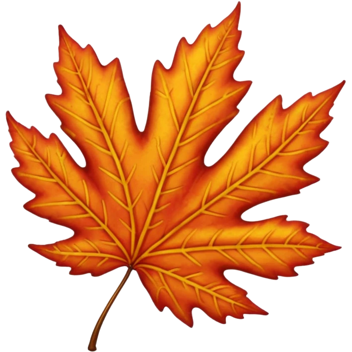 fall leaf emoji
