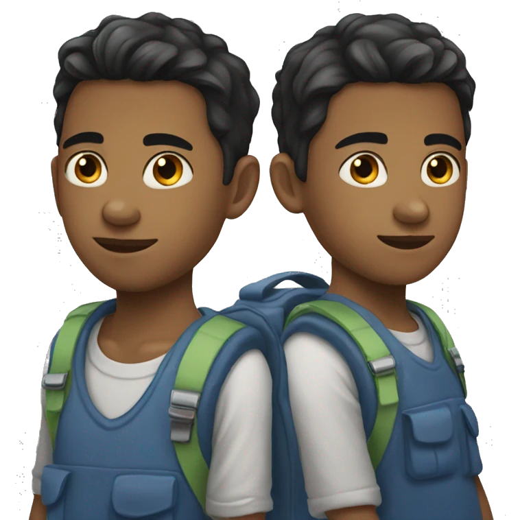 Boy 15 years old have little of beard and black hair  emoji