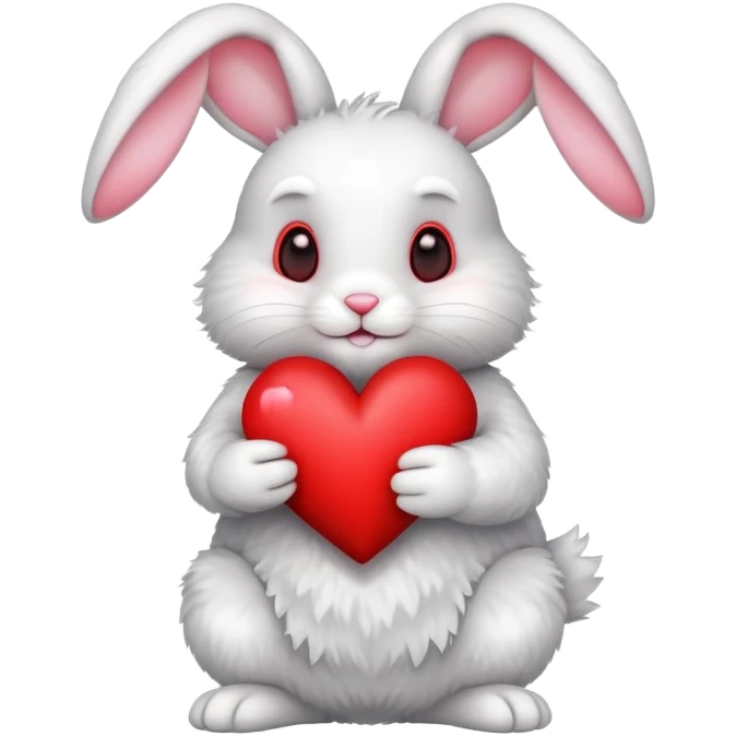 Rabbit with a heart  emoji