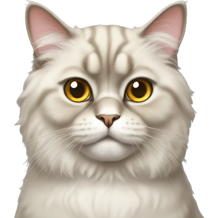 persian male cat  emoji