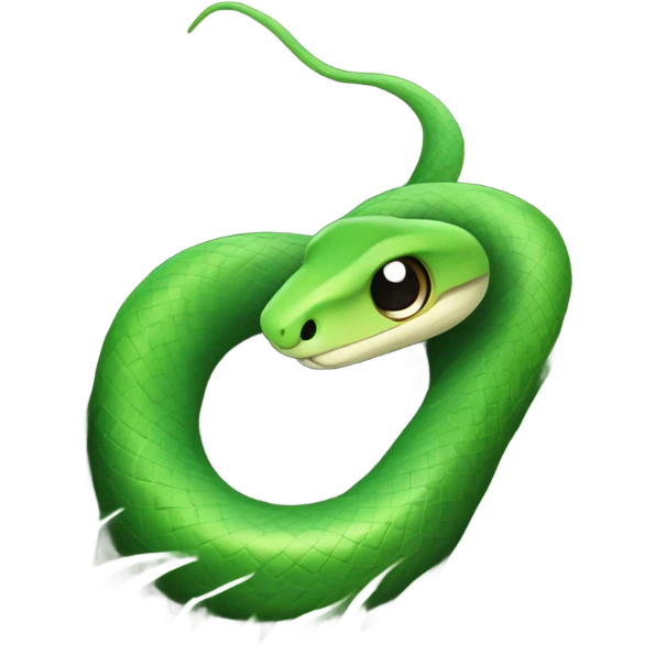 Sneaky snake emoji