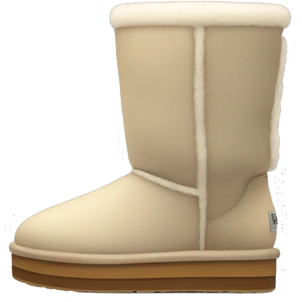 Mini platform Uggs  emoji