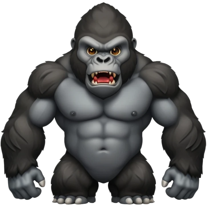 angry gorilla emoji