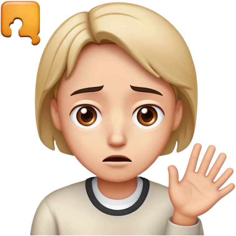Hă? He dosent understand  emoji