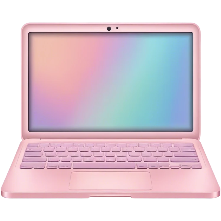 pastel laptop emoji