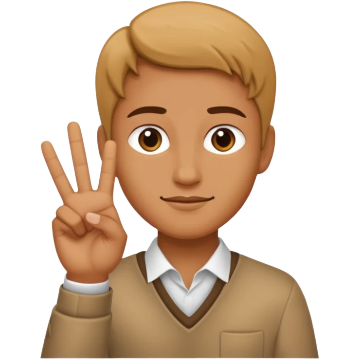 Yvl hand sign  emoji