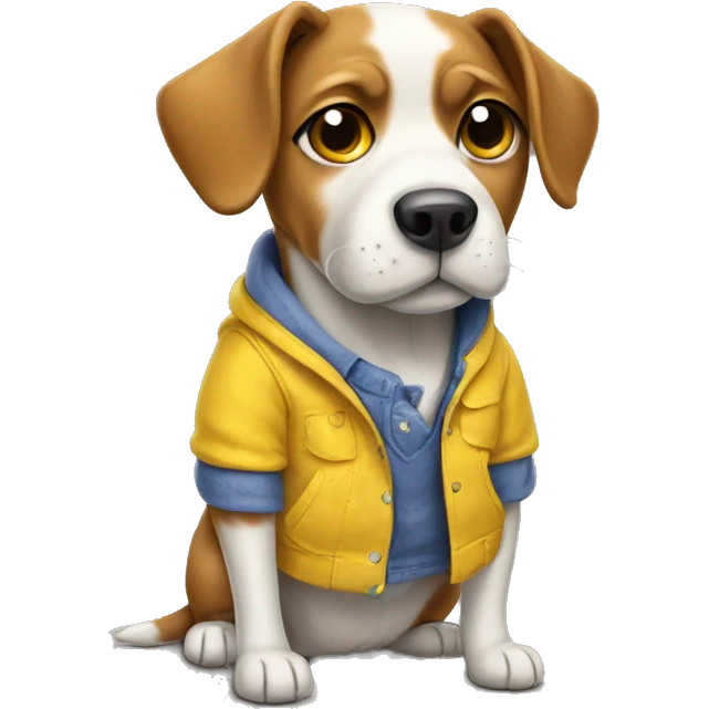 Dog with Clothes  emoji