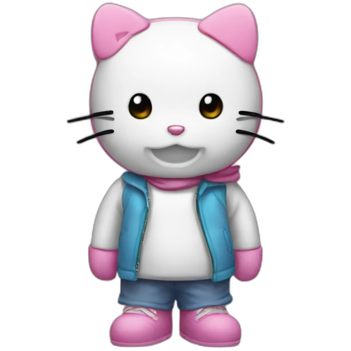 Hello kitty sans bouche emoji