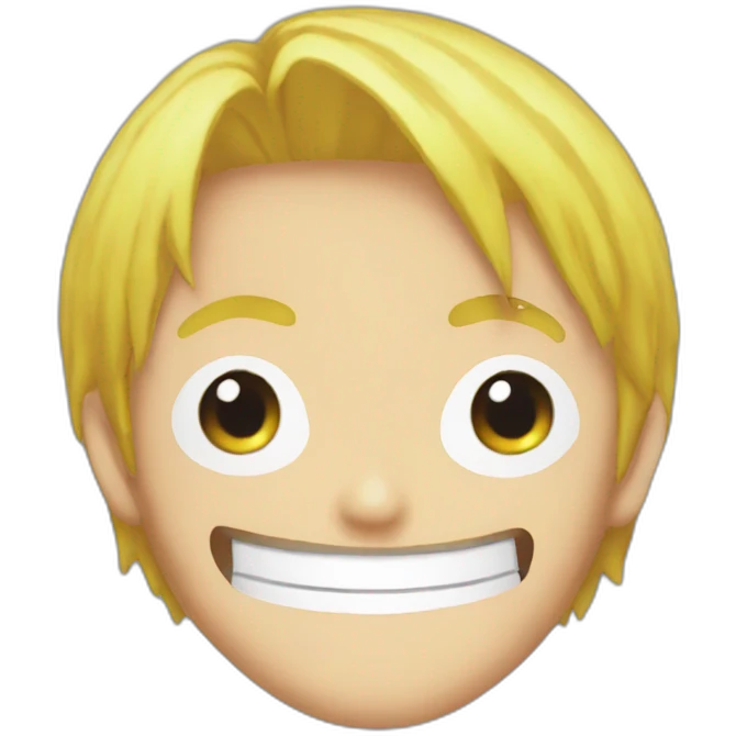 One piece sanji emoji