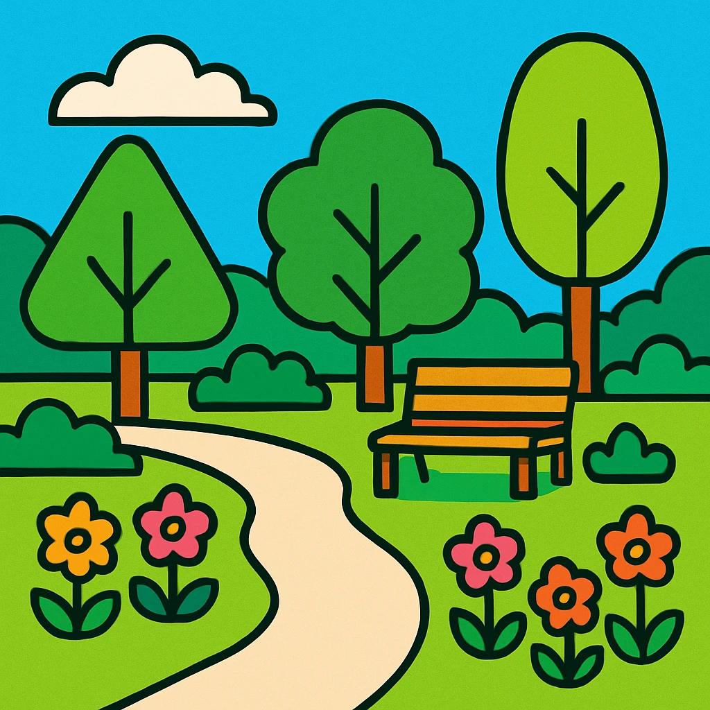 a park emoji