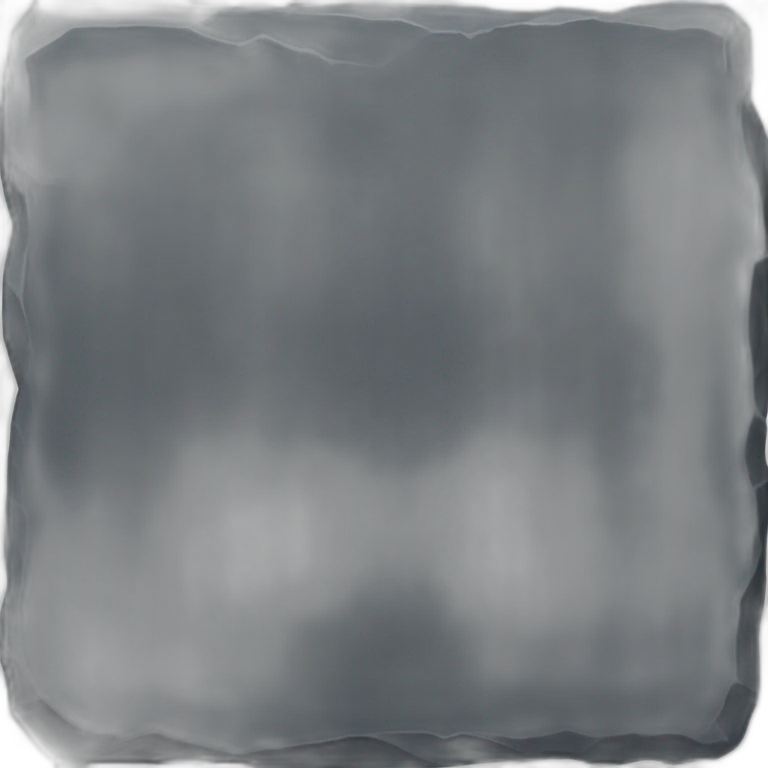 A flat dark rough stone plate emoji