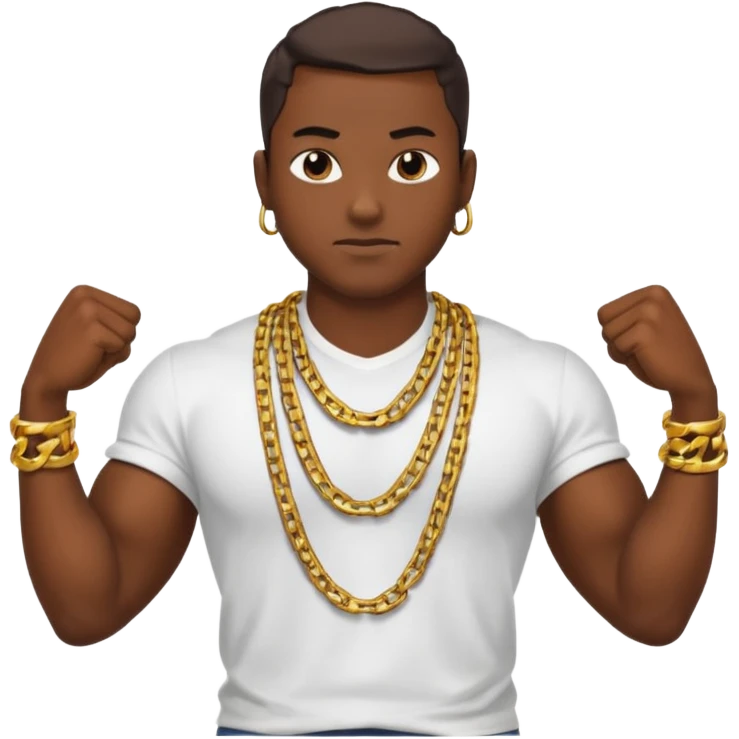 Money showing his waist emoji