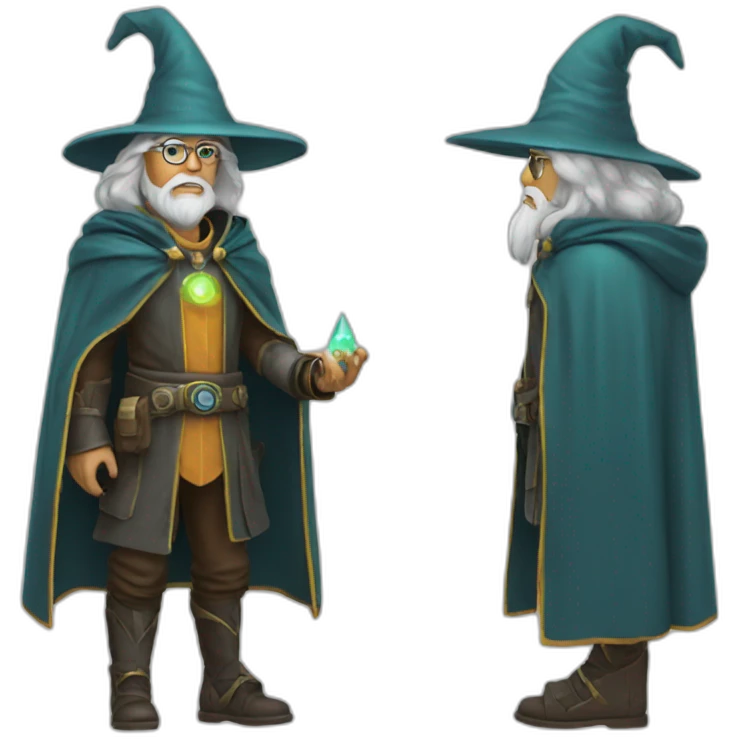 sci fi wizard emoji