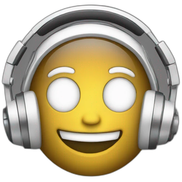 techno music smile not face emoji