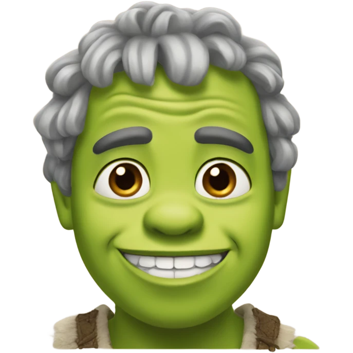 Shreck with painted toe nails emoji