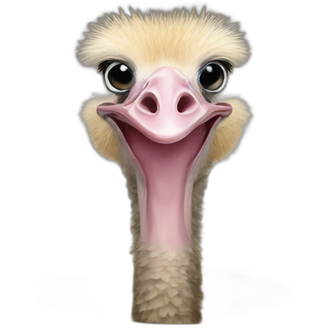 ostrich head in sand emoji