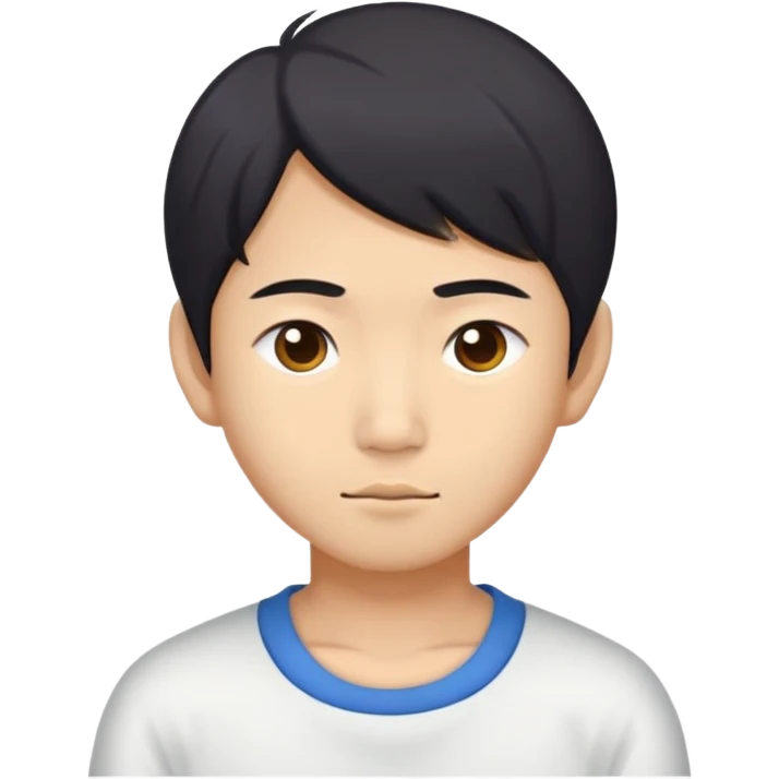 Un garçon de cité d origine asiatique qui dort emoji