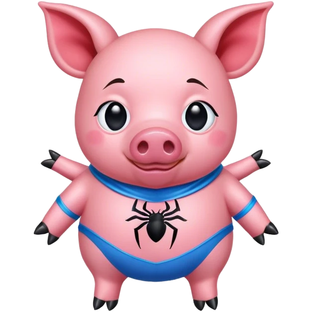 Spider pig emoji