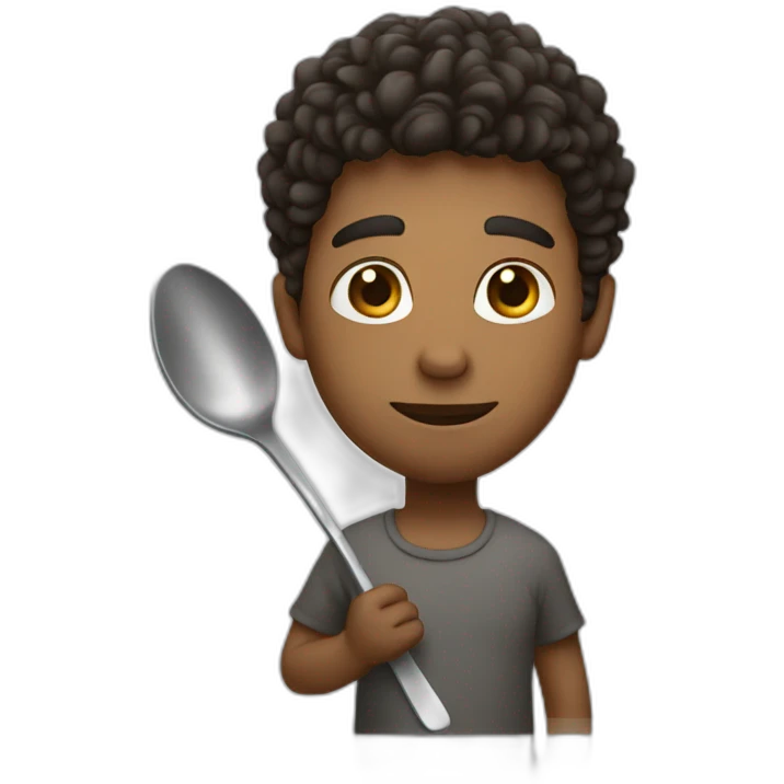 adrian holding spoon emoji