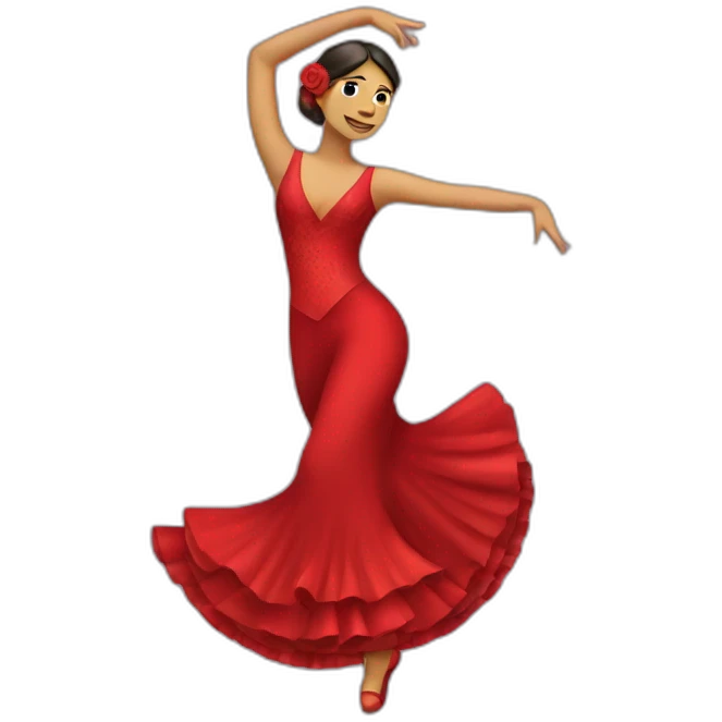Flamenco dancer female emoji