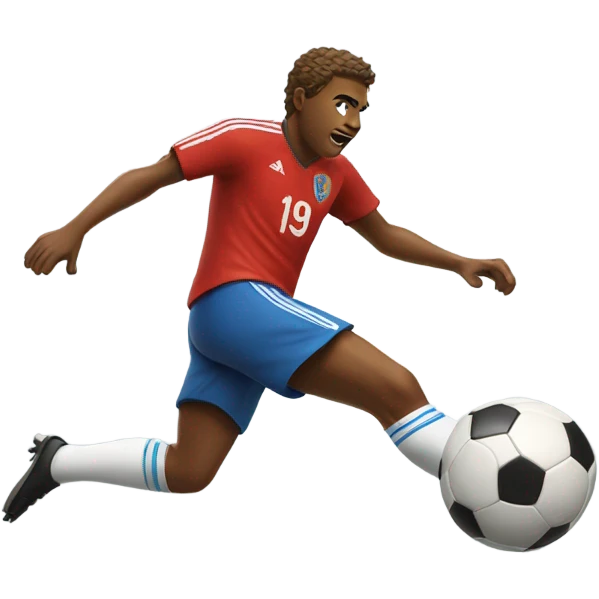 Football kick emoji