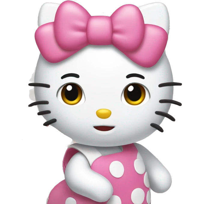Hello kitty cafe emoji
