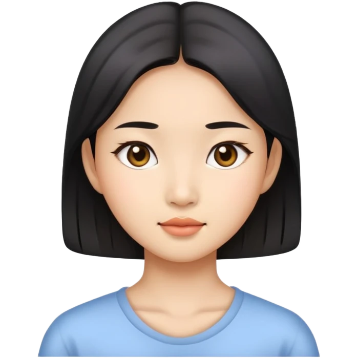 Asian girl emoji